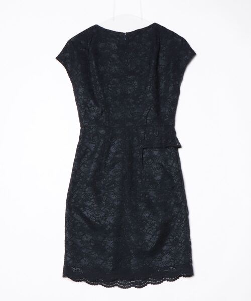 「FLICKA」 半袖ワンピース 0 ネイビー レディース_画像2