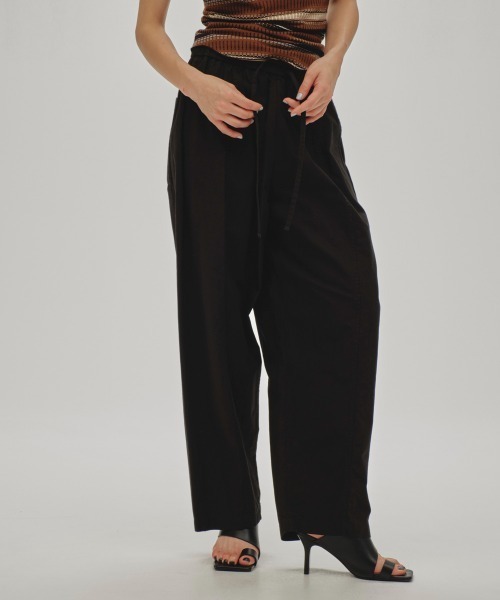 「TODAYFUL」 イージーパンツ 36inch ホワイト レディース_画像3