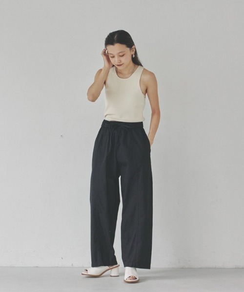 「TODAYFUL」 イージーパンツ 36inch ホワイト レディース_画像5