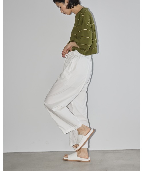 「TODAYFUL」 イージーパンツ 36inch ホワイト レディース_画像9