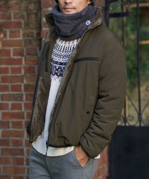 ikka（イッカ） ブルゾン アウター 「2WAY」リバーシブルナイロン