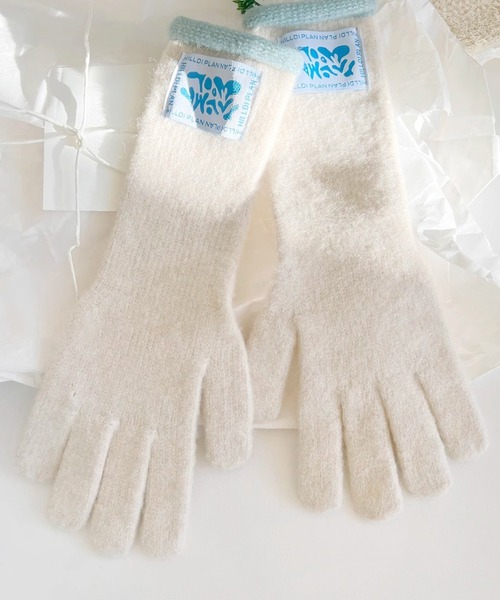 leune（ルネ） 手袋 ロングニットグローブ レディース : ZOZOTOWN