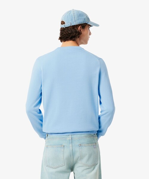 LACOSTE（ラコステ） セーター ニット ランドスケープワニロゴコットン