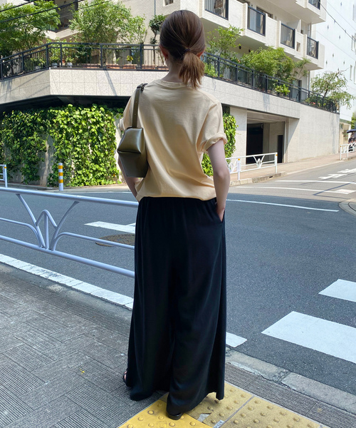 「SLOBE IENA」 半袖Tシャツ FREE アイボリー レディース_画像3