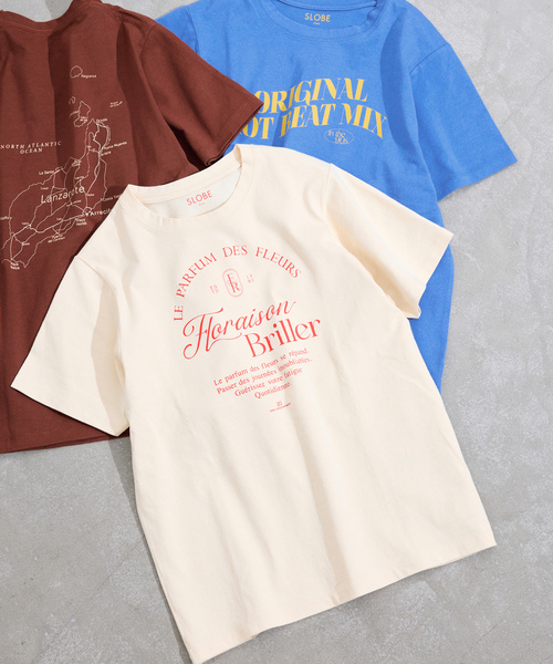 「SLOBE IENA」 半袖Tシャツ FREE アイボリー レディース_画像5