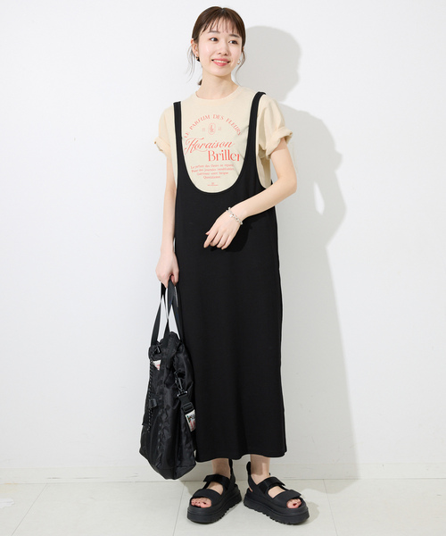 「SLOBE IENA」 半袖Tシャツ FREE アイボリー レディース_画像6