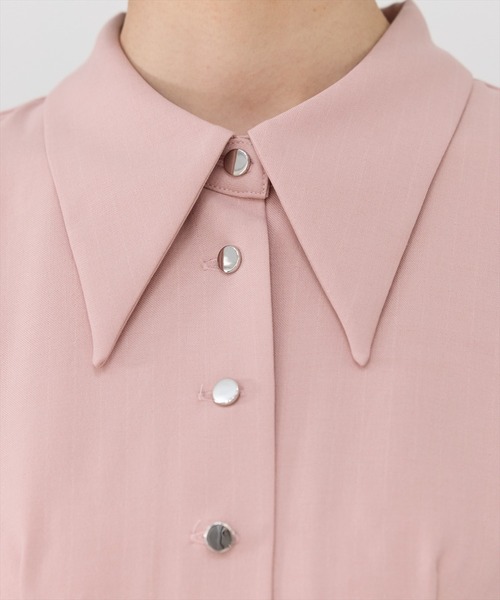 「REDYAZEL」 シャツワンピース SMALL ピンク レディース_画像6