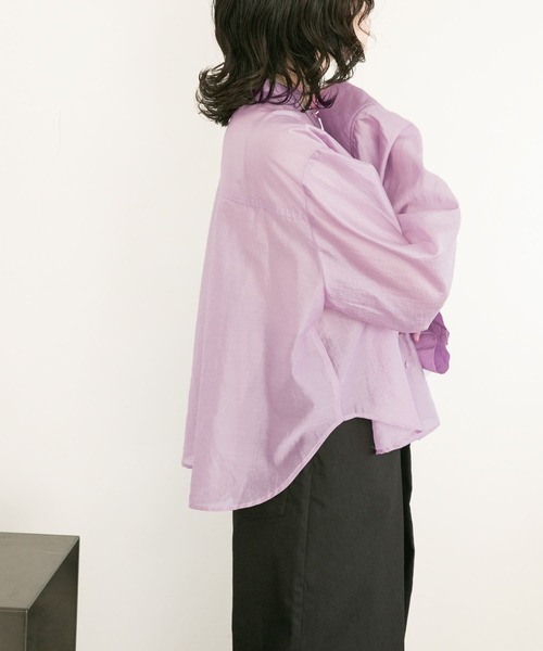 「KBF」 長袖ブラウス ONE ブルー レディース_画像8