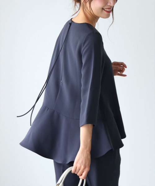 「Ehre style」 パンツスーツ FREE ベージュ レディース_画像9