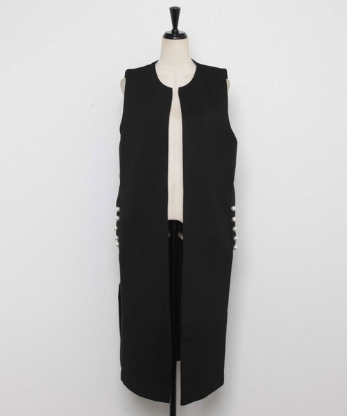 「SMILE ORCHID」 ベスト FREE ブラック レディース_画像3