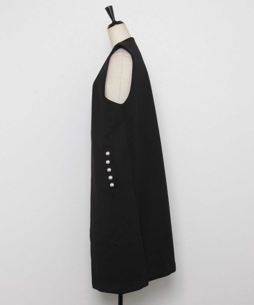 「SMILE ORCHID」 ベスト FREE ブラック レディース_画像5