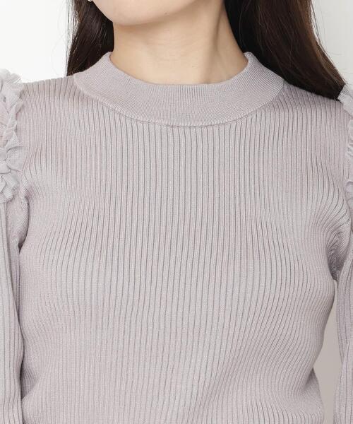 「AND COUTURE」 長袖ニット FREE グレー レディース_画像7