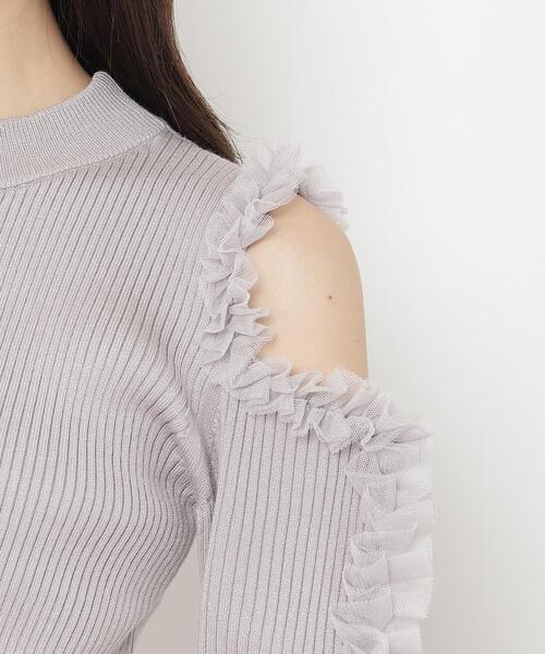 「AND COUTURE」 長袖ニット FREE グレー レディース_画像8