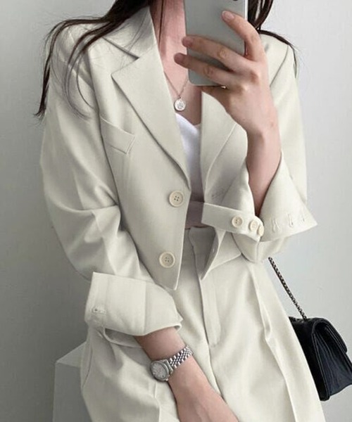 「DAY CLOSET」 パンツスーツ M ブラック レディース_画像5