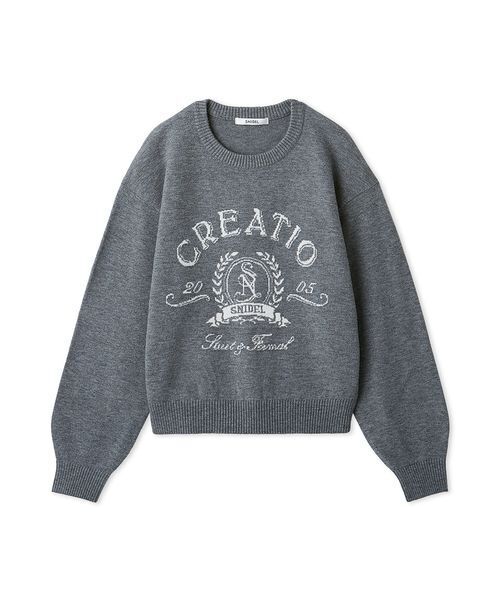 SNIDEL（スナイデル） ニット セーター Sustainableエンブレム