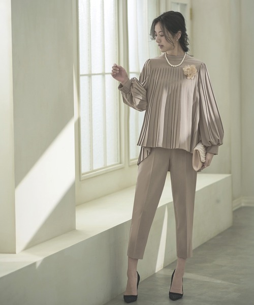 「RUIRUE BOUTIQUE」 セットアップ M 杢グレー レディース_画像9