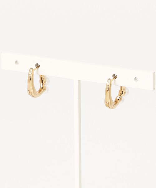 「ete」 ピアス（両耳用） FREE イエローゴールド レディース_画像2