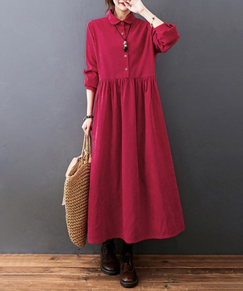 シャツワンピース ギャザーウエストシャツワンピース : ZOZOTOWN Yahoo