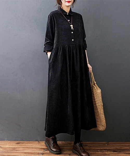 シャツワンピース ギャザーウエストシャツワンピース : ZOZOTOWN Yahoo