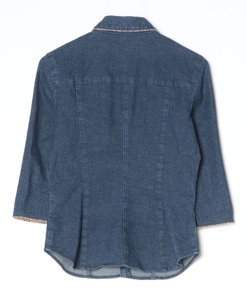 BURBERRY BLUE LABEL（バーバリーブルーレーベル） 7分袖ブラウス 38 