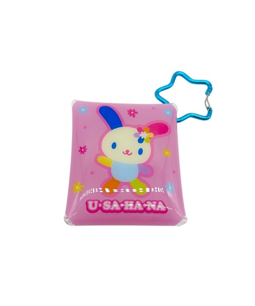sanrio（サンリオ） ポーチ ウサハナ カラビナクリアマルチケースSS