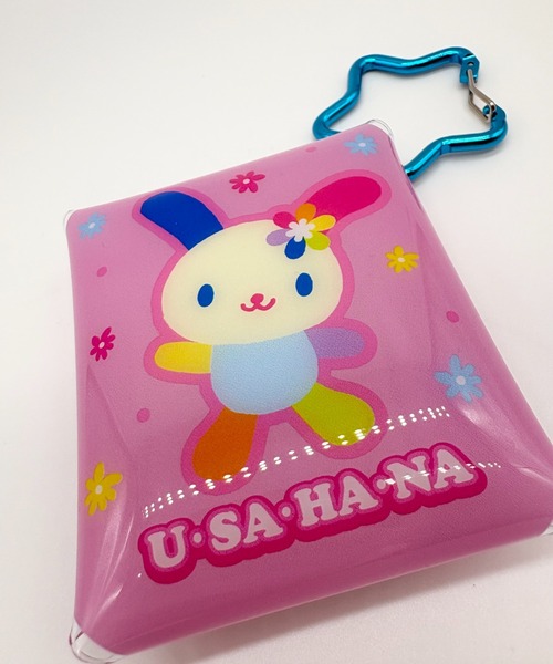 sanrio（サンリオ） ポーチ ウサハナ カラビナクリアマルチケースSS