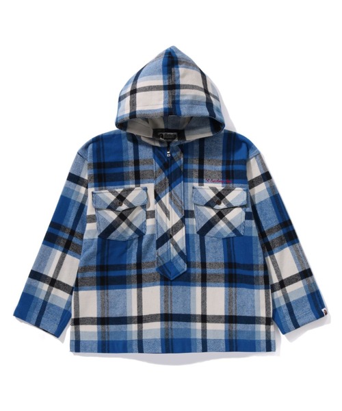 A BATHING APE（アベイシングエイプ） ブラウス シャツ BAPE CHECK
