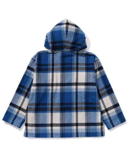 A BATHING APE チェック柄ポロシャツ M A BATHING APE(アベイシングエイプ) 00's Tartan check one point logo