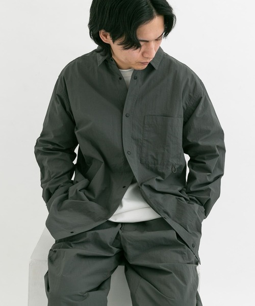 「EKAL」 長袖シャツ LARGE グレー メンズ_画像2