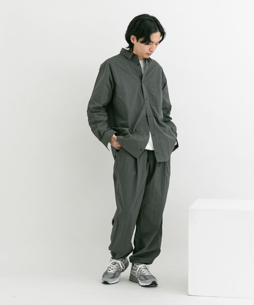 「EKAL」 長袖シャツ LARGE グレー メンズ_画像9