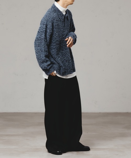 「epnok」 長袖ニット SMALL ブラック メンズ_画像9