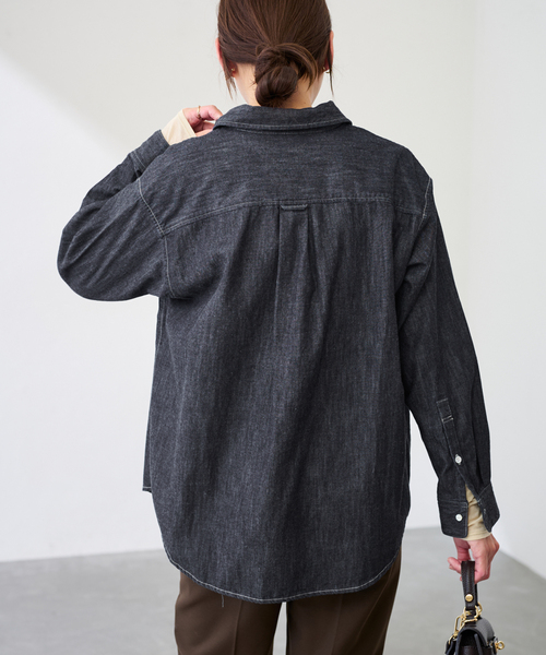 FRAMeWORK（フレームワーク） ブラウス シャツ コンビネーションボタン