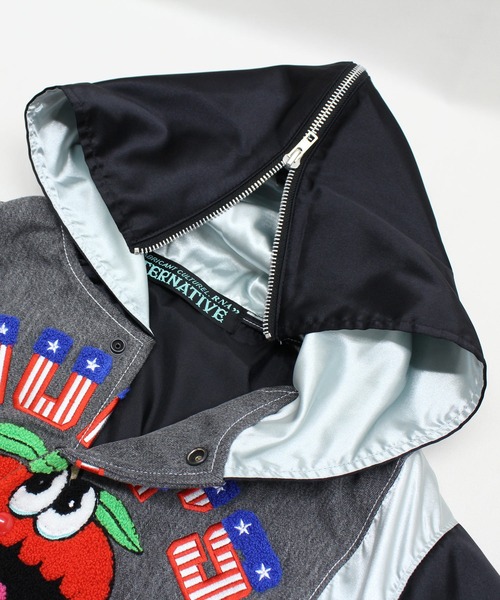 RNA（アールエヌエー） スタジャン J2186 デニムコンビサテン