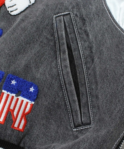 RNA（アールエヌエー） スタジャン J2186 デニムコンビサテン