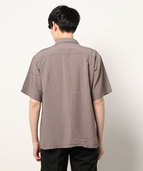 「go slow caravan」 半袖シャツ LARGE グレー メンズ_画像3