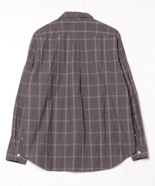 「FORK&SPOON」 長袖シャツ 5 グレー メンズ_画像2