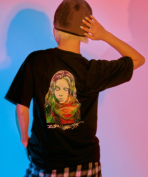 X-girl（エックスガール） tシャツ × Mark Bode S/S TEE レディース