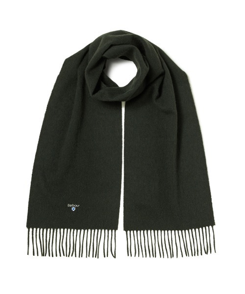 barbour マフラー Barbour（バブアー） マフラー ONE SIZE ダークグリーン メンズ