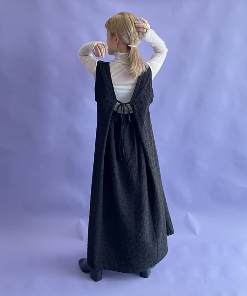 「w closet」 ノースリーブワンピース FREE オフホワイト レディース_画像2