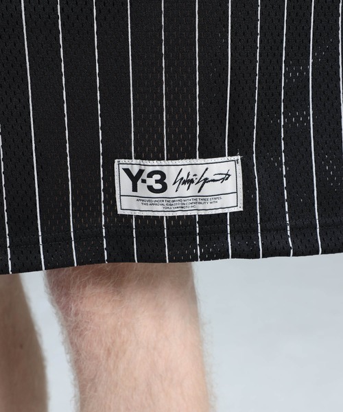 Y-3 ハーフパンツ パンツ MESH PINSTRIPE SHORTS メンズ レディース