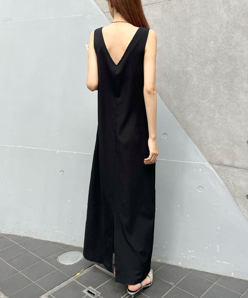 「Futier land」 半袖ワンピース MEDIUM グレイッシュベージュ レディース_画像4