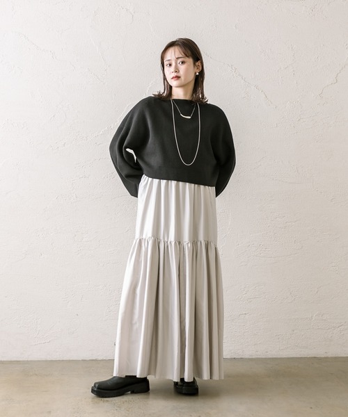 「mystic」 キャミソールワンピース FREE ブラック レディース_画像10