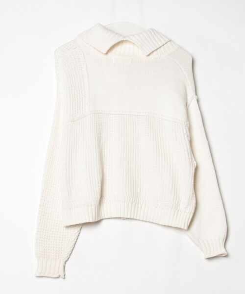 「SLOBE citron.」 ニットカーディガン FREE ホワイト レディース_画像2