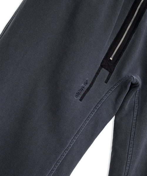 OPEN Yy スウェットパンツ ジャージ 「OPEN YY」CURVED ZIP SWEAT