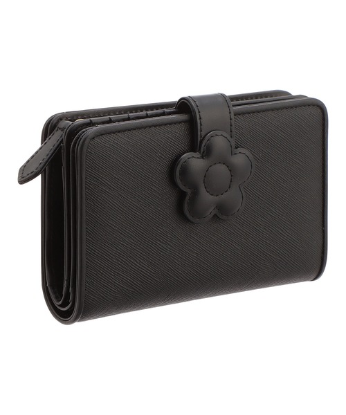MARY QUANT 三つ折財布 ブラック MARY QUANT（マリークヮント） 財布 FREE ブラック レディース