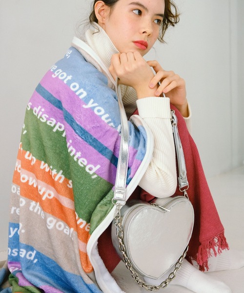 「TINA：JOJUN」 ショルダーバッグ F シルバー レディース_画像8