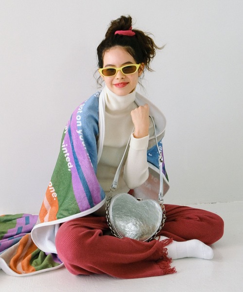 「TINA：JOJUN」 ショルダーバッグ F シルバー レディース_画像9