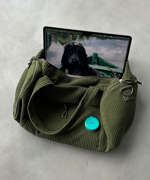 DWELLER 2WAY SHOULDER BAG ボストンバッグ UNDERSTATEMENTs ショルダーバッグ 「ユニセックス」2WAYコーデュロイ