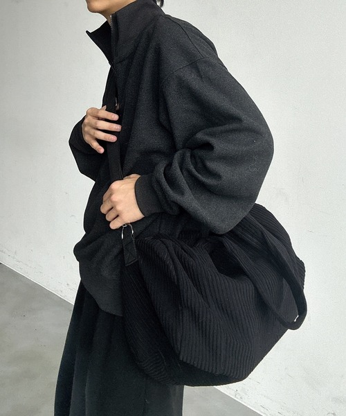 UNDERSTATEMENTs ショルダーバッグ 「ユニセックス」2WAYコーデュロイ