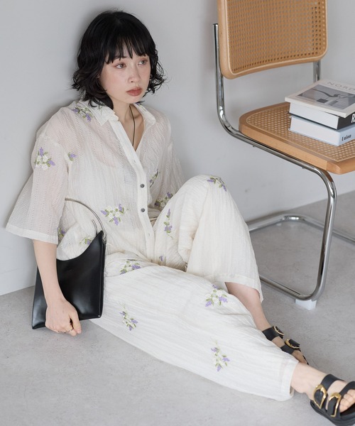 SOTT パンツ 花刺繍パンツ レディース : ZOZOTOWN Yahoo!店 - 通販